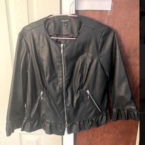 Roz & Ali leather coat